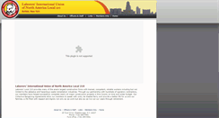 Desktop Screenshot of laborers210.org